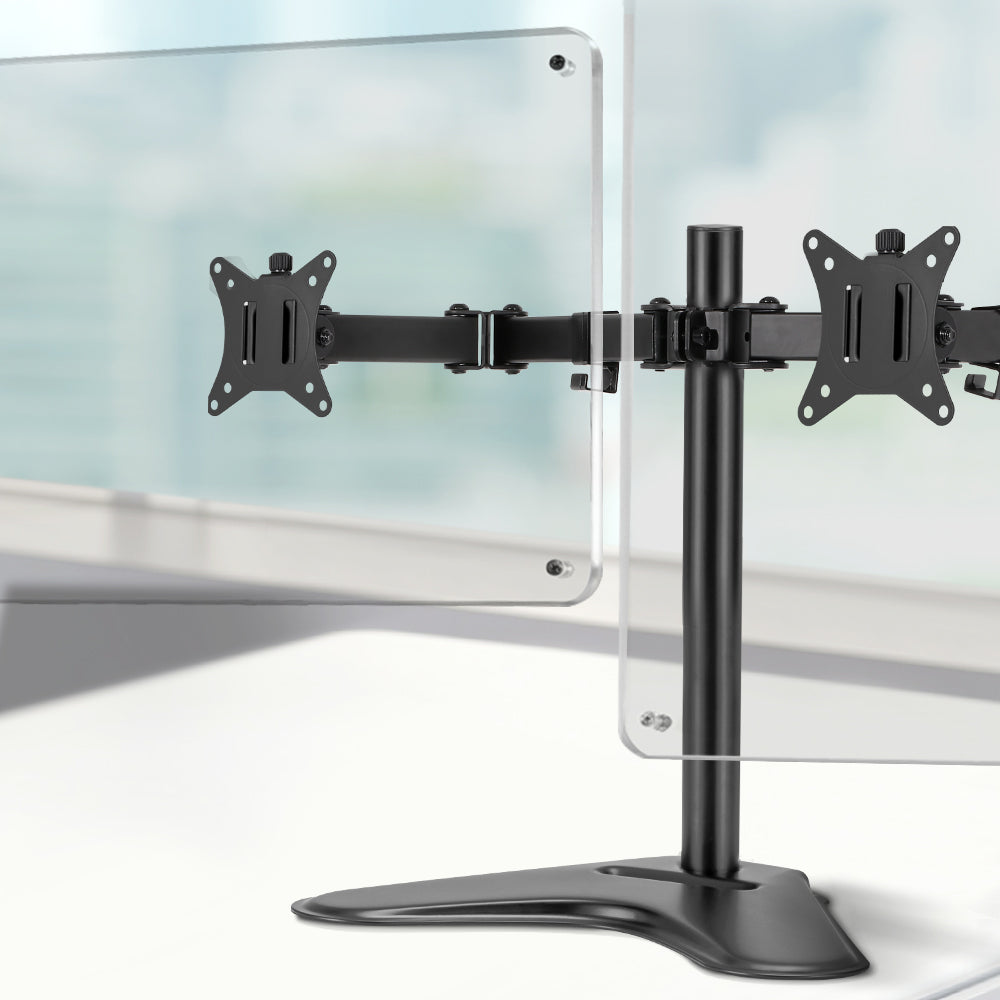 Artiss Monitor Arm Stand Dual Black-Furniture > Office-PEROZ Accessories