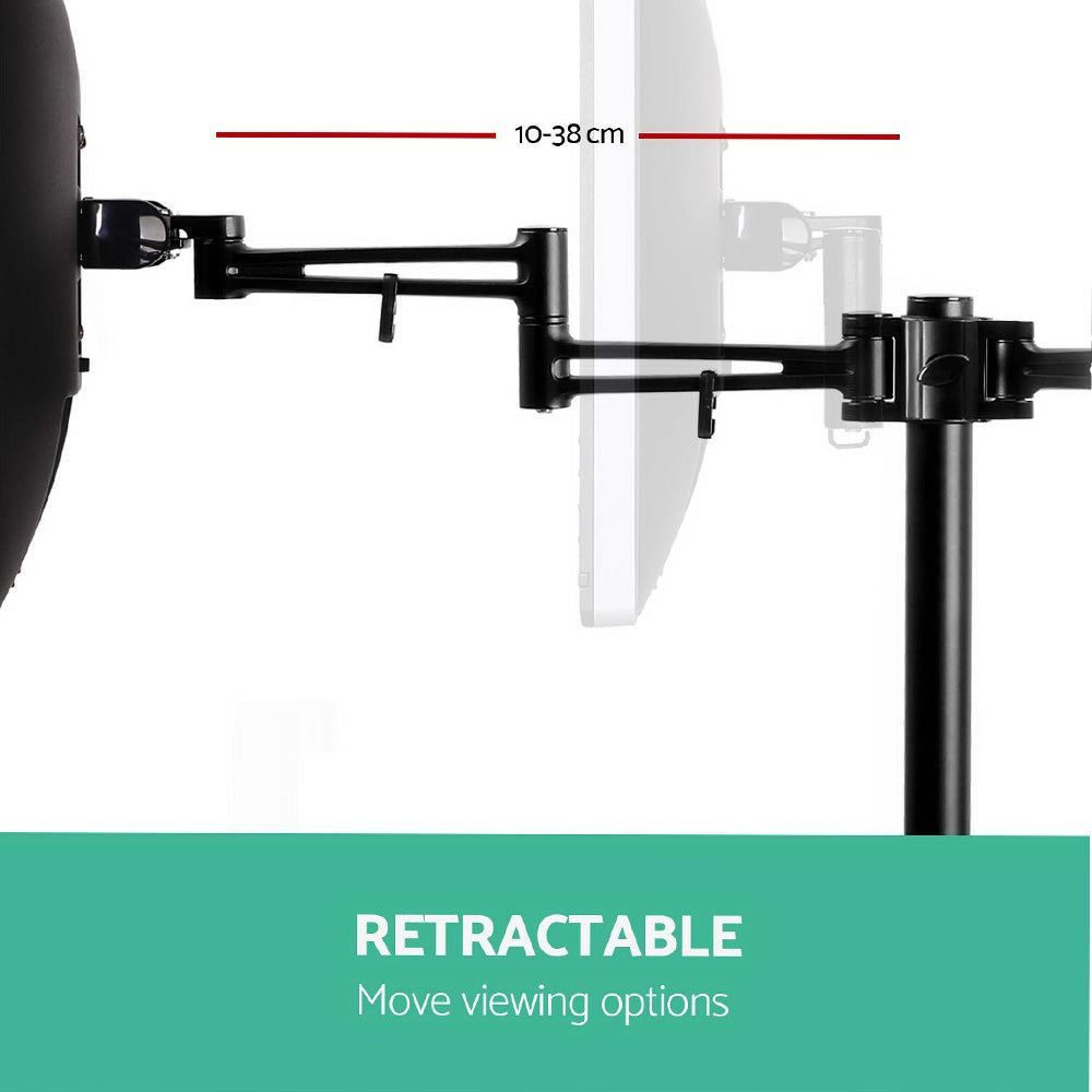 Artiss Monitor Arm Mount Dual Black-Furniture > Office - Peroz Australia - Image - 5