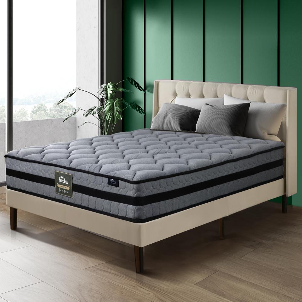 Bedra King Single Mattress Bed Mattress 3D Mesh Fabric Firm Foam Spring 22cm-Mattress-PEROZ Accessories