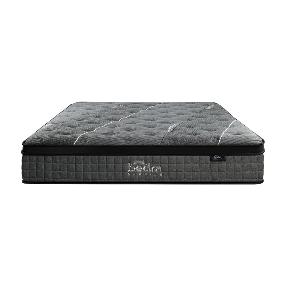 Bedra Double Mattress Breathable Spring Mattress Euro Top Latex Foam 34cm 7 zone-Mattress-PEROZ Accessories