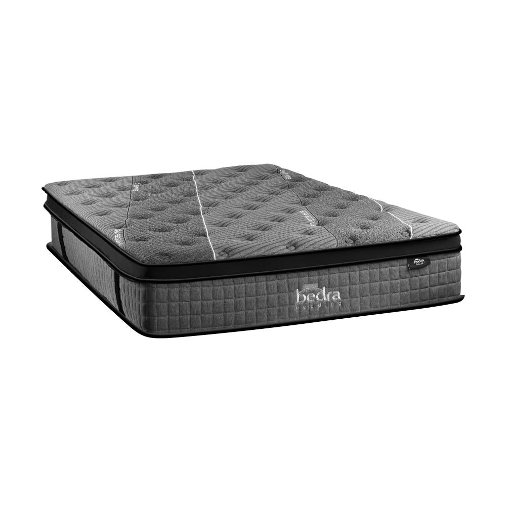 Bedra Double Mattress Breathable Spring Mattress Euro Top Latex Foam 34cm 7 zone-Mattress-PEROZ Accessories