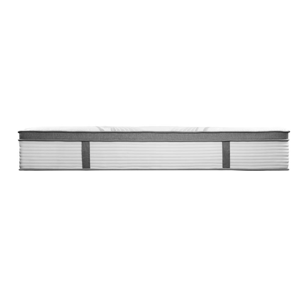Queen Mattress Euro Top Bed Mattress Pocket Spring Medium Firm 34cm 7 Zone Bedra-Mattress-PEROZ Accessories