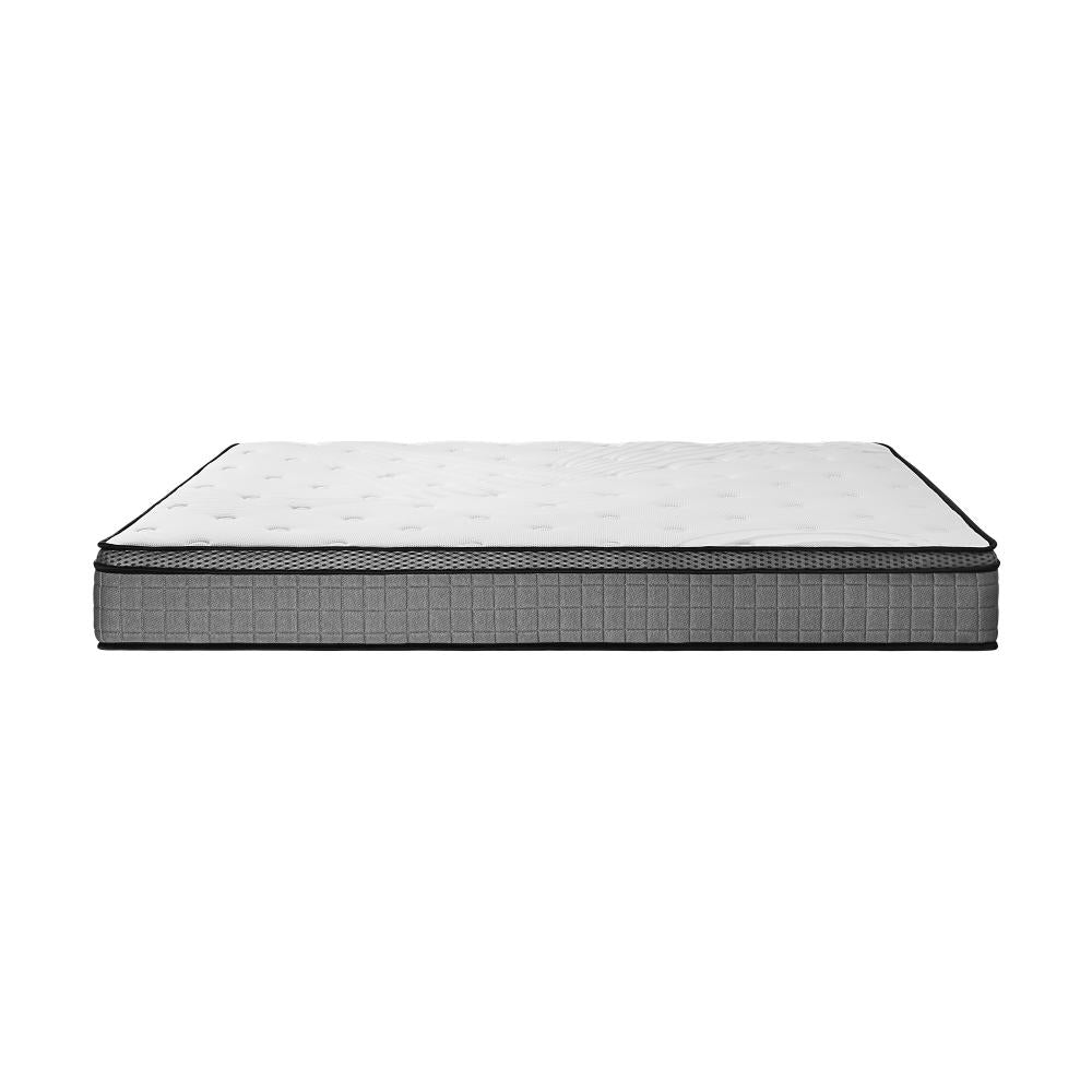 Bedra Single Mattress Bed Spring Mattress 4D Mesh Fabric Euro Top Medium 22cm-Mattress-PEROZ Accessories