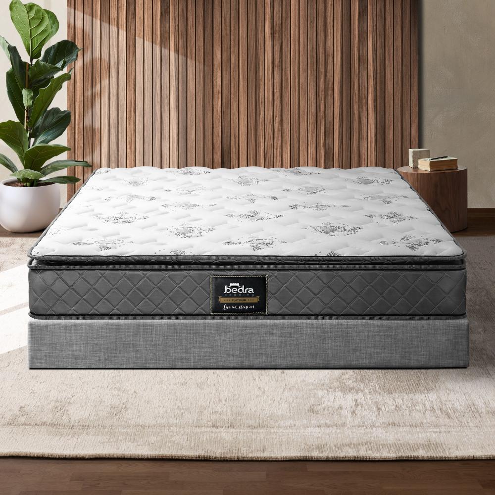 Bedra Queen Mattress Breathable Luxury Bed Bonnell Spring Foam Medium 21cm-Mattress-PEROZ Accessories