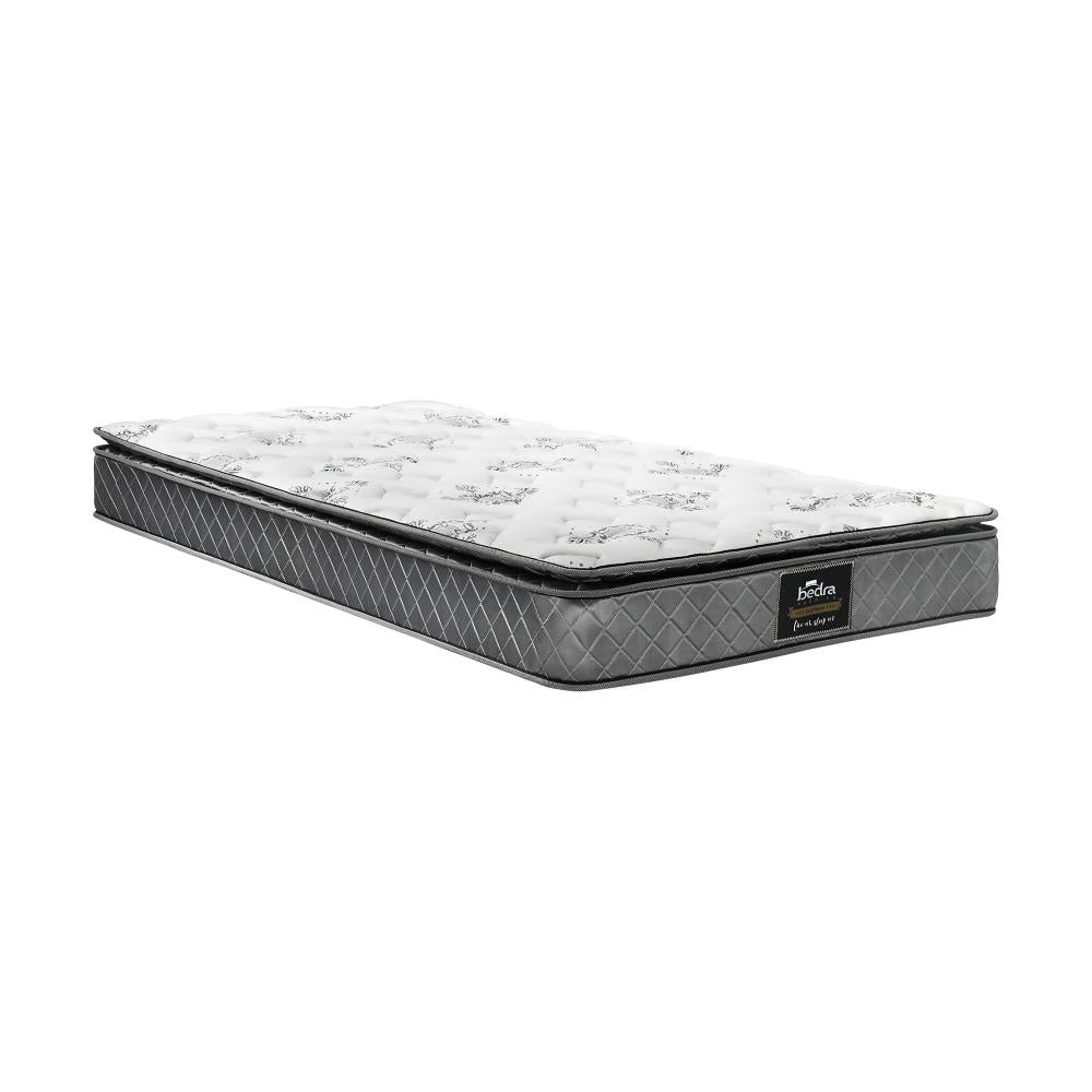 Bedra Single Mattress Breathable Luxury Bed Bonnell Spring Foam Medium 21cm-Mattress-PEROZ Accessories