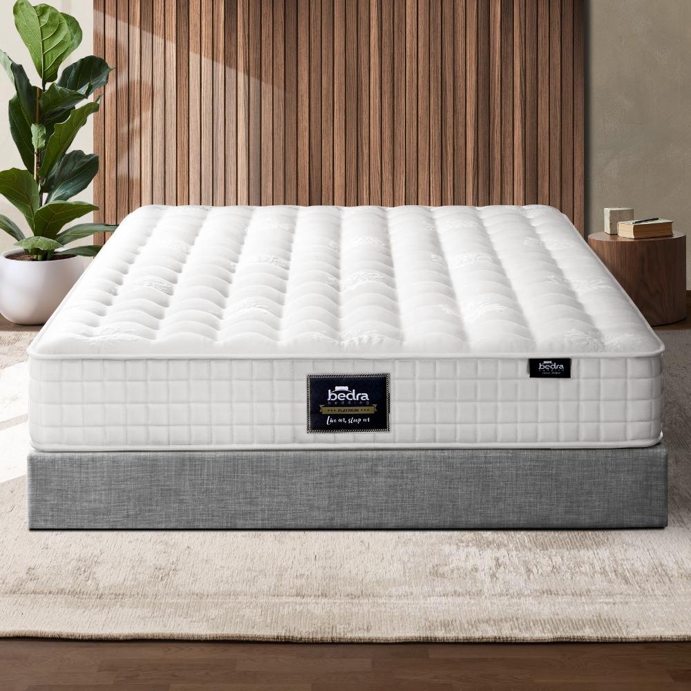 Bedra Double Mattress, 27cm Bed Mattress with Top Pocket Spring System-Mattress-PEROZ Accessories
