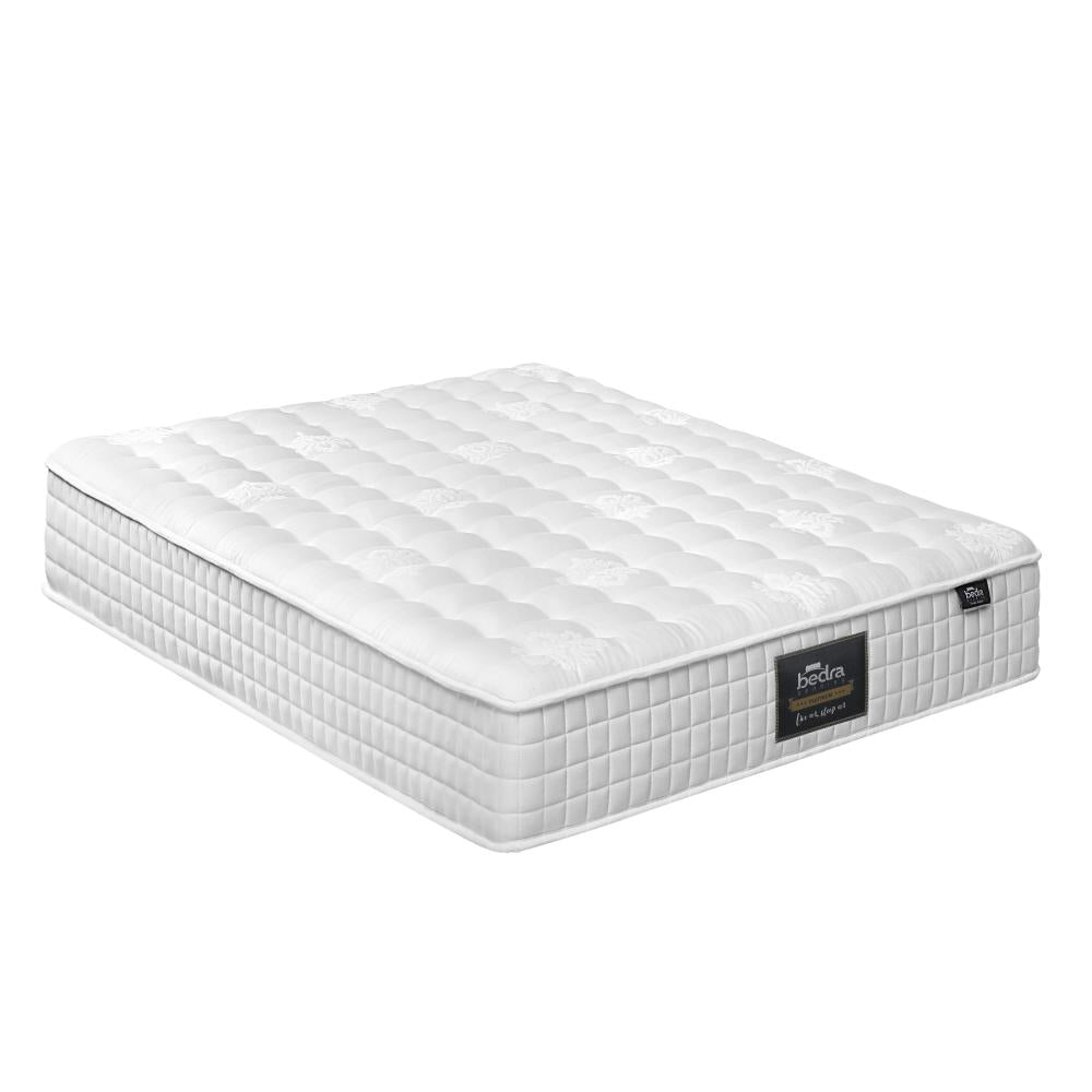 Bedra Double Mattress, 27cm Bed Mattress with Top Pocket Spring System-Mattress-PEROZ Accessories