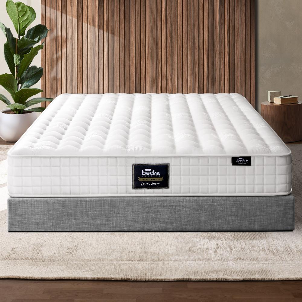 Bedra King Mattress, 27cm Bed Mattress with Top Pocket Spring System-Mattress-PEROZ Accessories