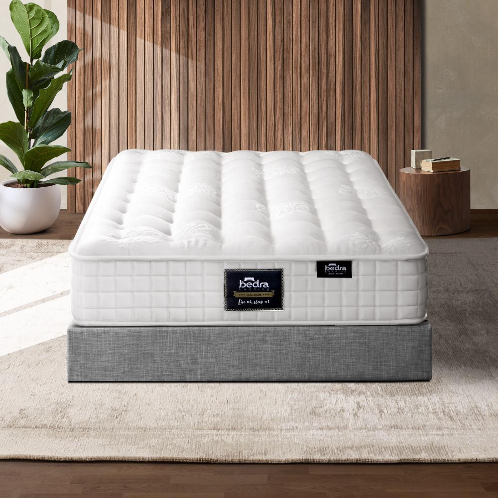 Bedra Single Mattress, 27cm Bed Mattress with Top Pocket Spring System-Mattress-PEROZ Accessories