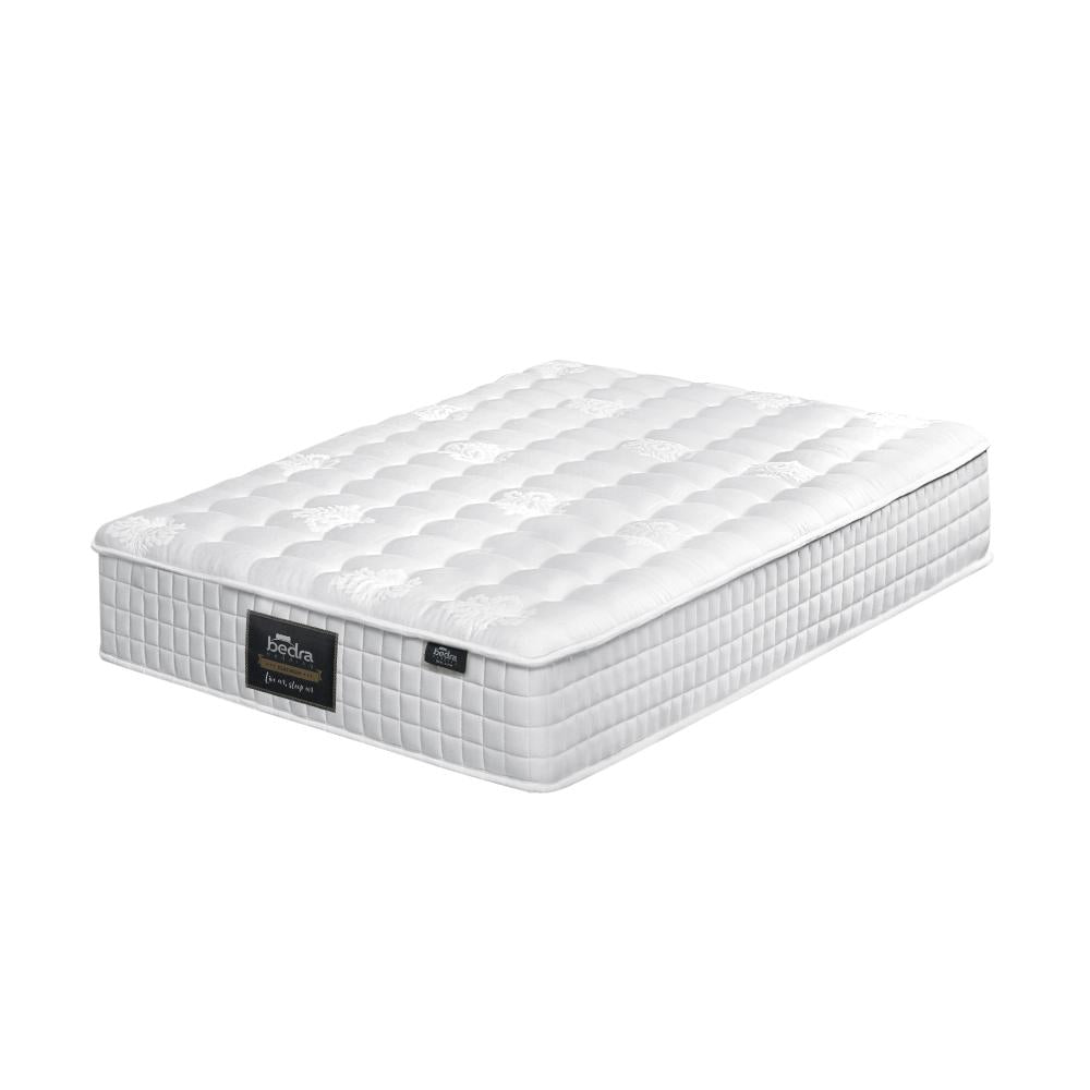 Bedra Single Mattress, 27cm Bed Mattress with Top Pocket Spring System-Mattress-PEROZ Accessories