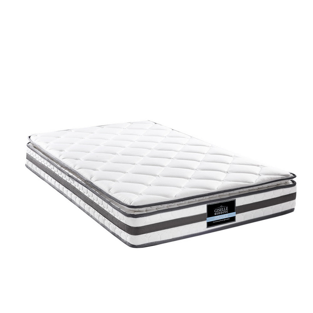 Giselle Bedding Normay Bonnell Spring Mattress 21cm Thick Single-Furniture &gt; Mattresses-PEROZ Accessories