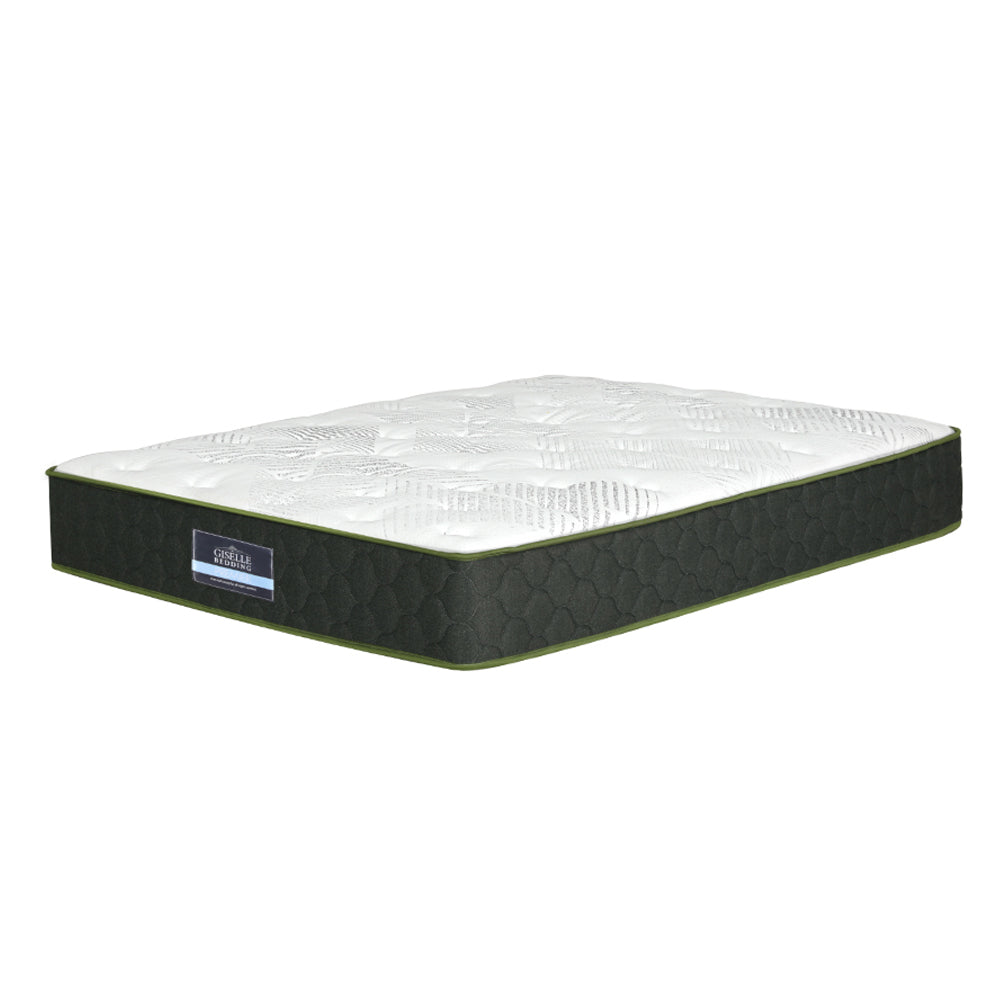 Giselle Bedding Mattress Green Tea Foam Pocket Spring 5-zone Medium Firm Double-Furniture > Mattresses-PEROZ Accessories
