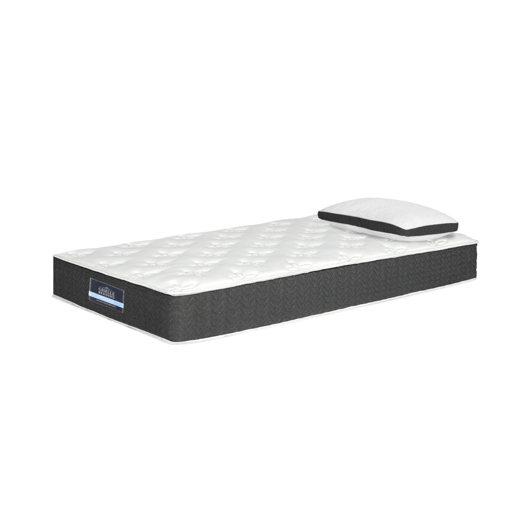 Giselle Bedding Mattress Medium Soft Mattresses Pillow Pocket Spring King Single-Furniture > Mattresses-PEROZ Accessories