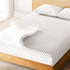 Giselle Bedding Mattress Topper Egg Crate Foam Toppers Bed Protector Underlay Q-Furniture > Mattresses-PEROZ Accessories