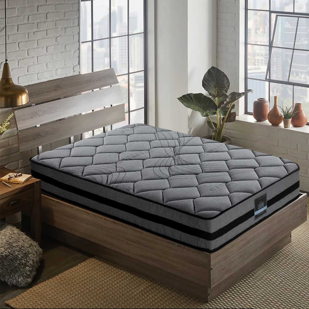 Giselle Bedding Wendell Pocket Spring Mattress 22cm Thick Single-Furniture &gt; Mattresses-PEROZ Accessories