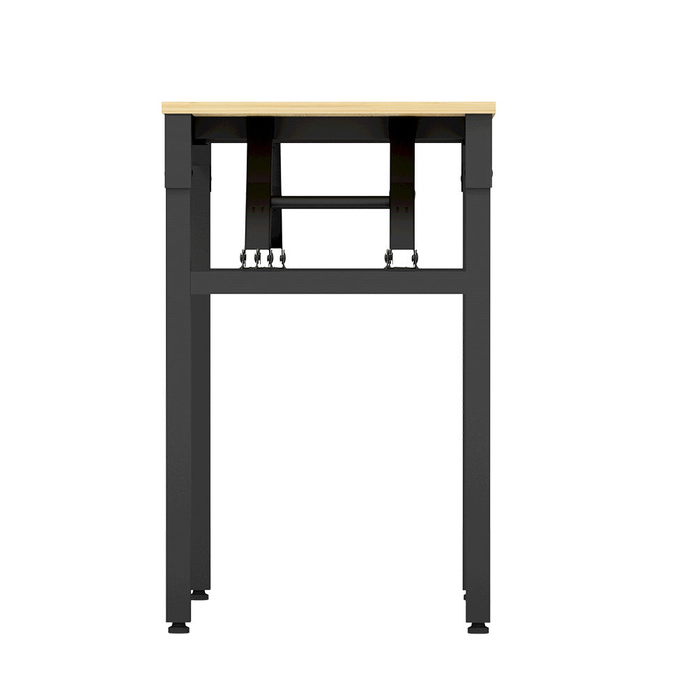 Artiss Computer Desk Laptop Table Bookshelf Desk Storage Rack Office Study Oak-Furniture > Office - Peroz Australia - Image - 4