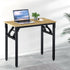 Artiss Computer Desk Laptop Table Bookshelf Desk Storage Rack Office Study Oak-Furniture > Office - Peroz Australia - Image - 8