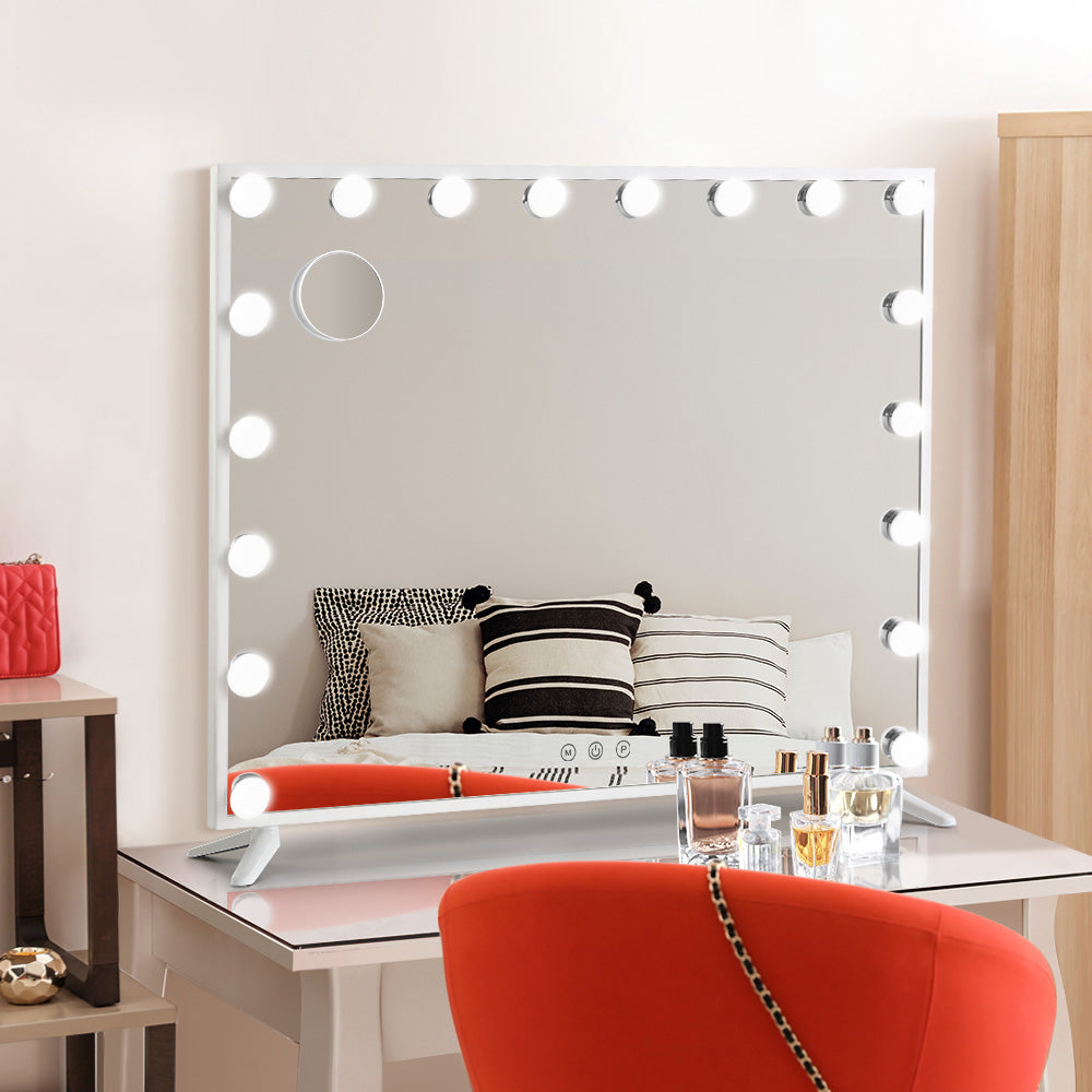 Embellir Makeup Mirror with Light LED Hollywood Vanity Dimmable Wall Mirrors-Furniture &gt; Bathroom-PEROZ Accessories