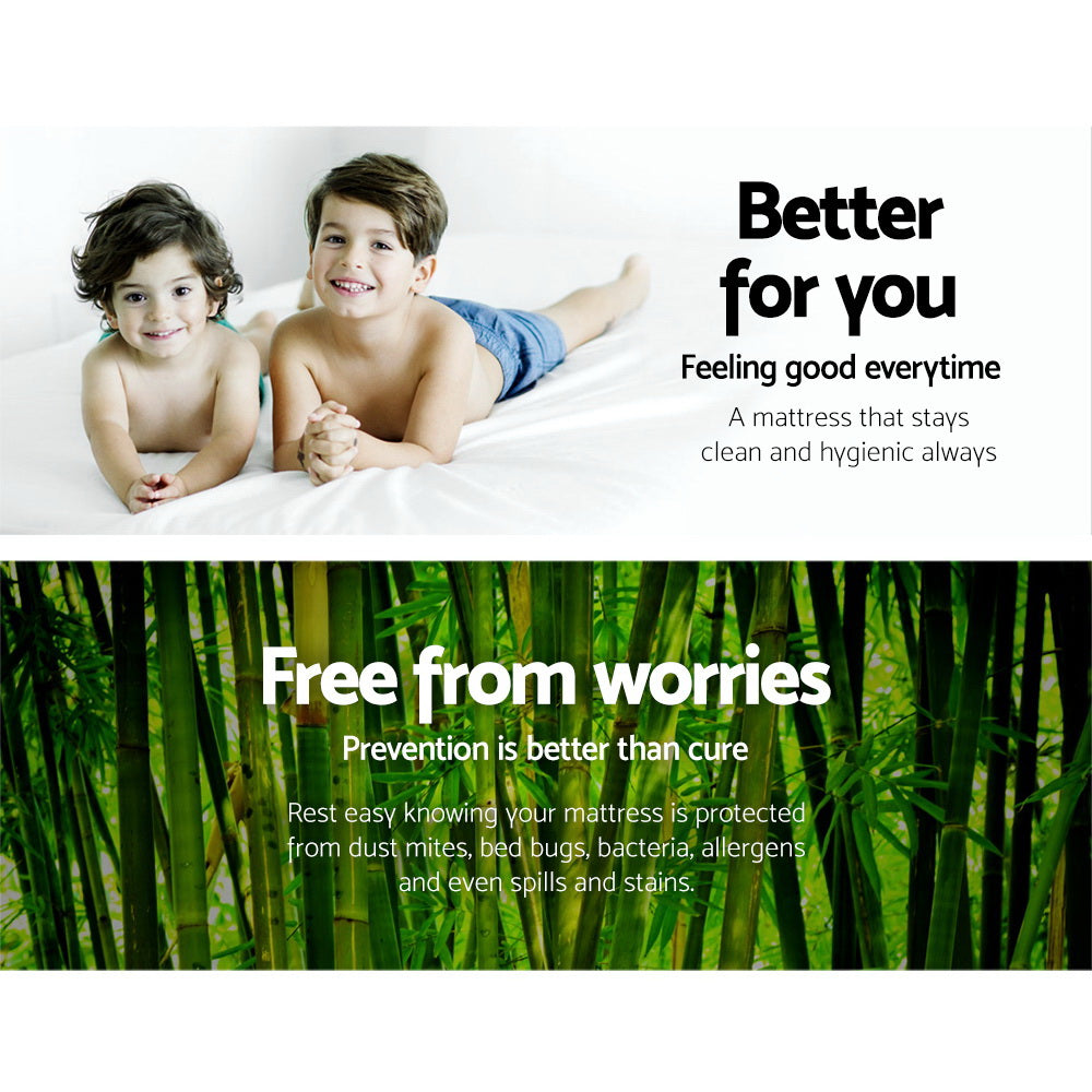 Giselle Bedding Giselle Bedding Bamboo Mattress Protector King-Home & Garden > Bedding-PEROZ Accessories