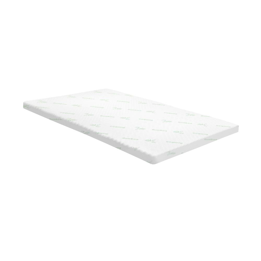 Bedra Memory Foam Mattress Topper Cool Gel Bed Bamboo Cover 7-Zone 8CM Single-Mattress Topper-PEROZ Accessories