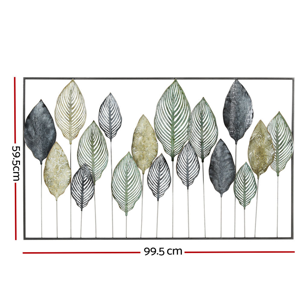 Artiss Metal Wall Art Hanging Sculpture Home Decor Leaf Tree of Life Framed-Appliances > Appliances Others-PEROZ Accessories
