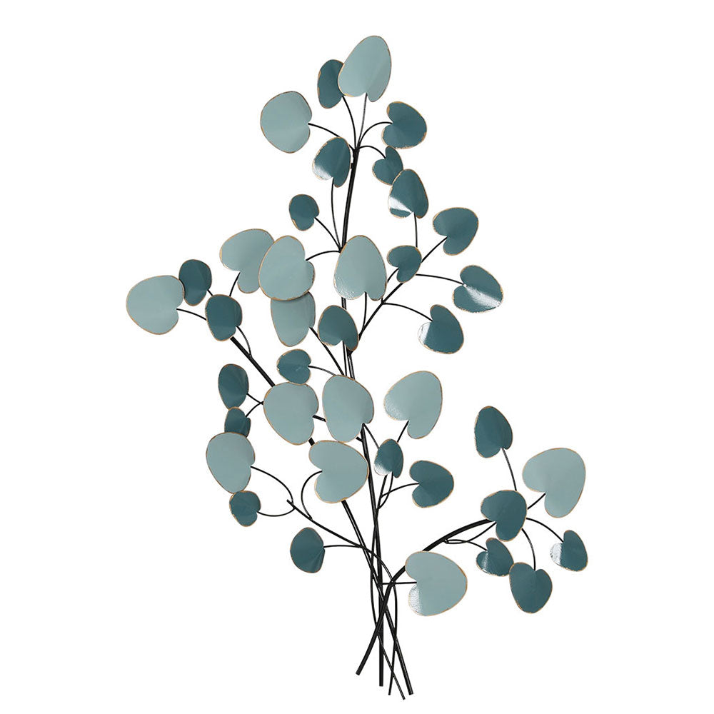 Artiss Metal Wall Art Hanging Sculpture Home Decor Leaf Tree of Life Blue-Appliances > Appliances Others-PEROZ Accessories