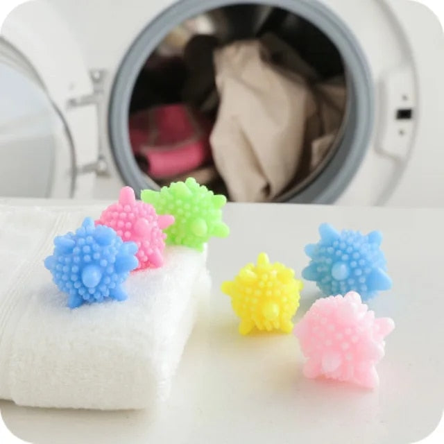 Anyhouz Magic Laundry Ball Random Color Sponge Reusable Pet Hair Lint Fiber Catcher Remover Tool For Washing Machine-Bathroom and Toilet Accessories-PEROZ Accessories
