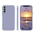 Anymob Samsung Phone Case Dark Purple Square Soft Silicone For Galaxy S22 Ultra S21 FE S20 Plus Note 20 A12 A22 A32 A52 A72 A51 A71 A13 A33 A53 Cover-Mobile Phone Cases-PEROZ Accessories
