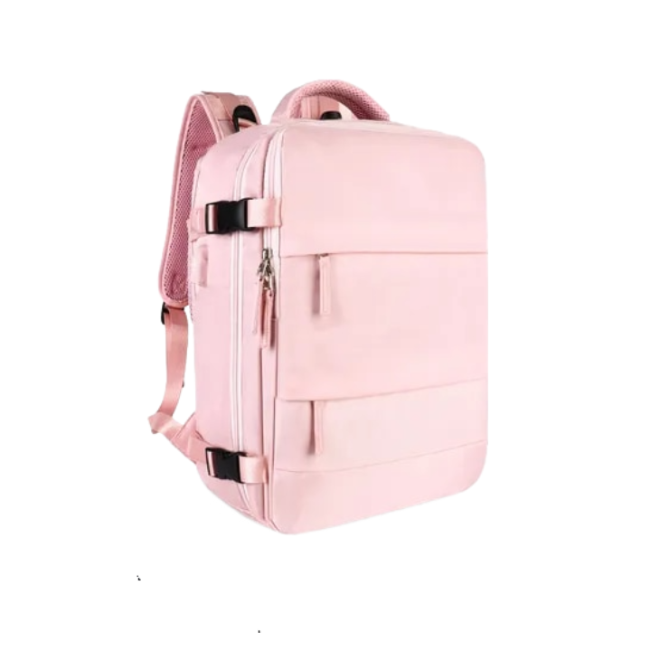 Anypack Backpack Pink Multi-Function Luggage Lightweight Waterproof Women&