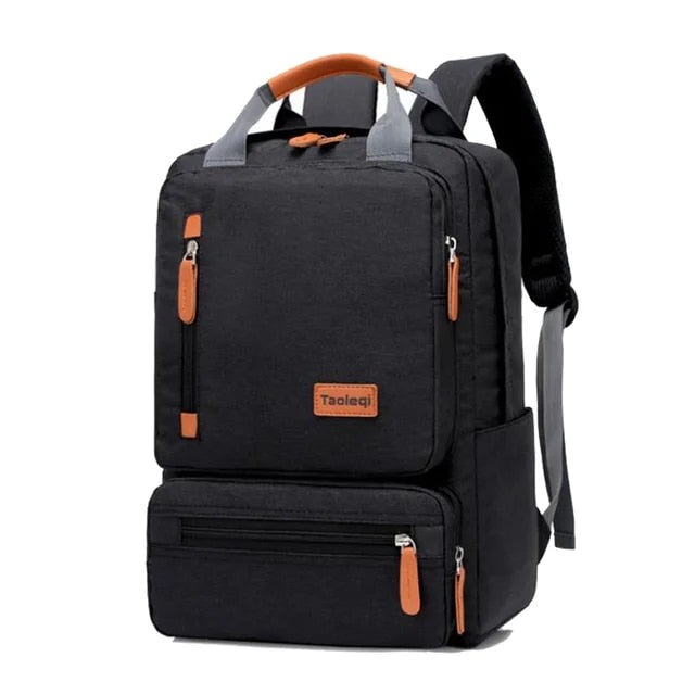 Anypack Backpack Black Computer Backpack Light 15 inch Laptop Bag 2023 Waterproof Oxford Cloth Anti-theft Travel Backpack-Backpacks-PEROZ Accessories