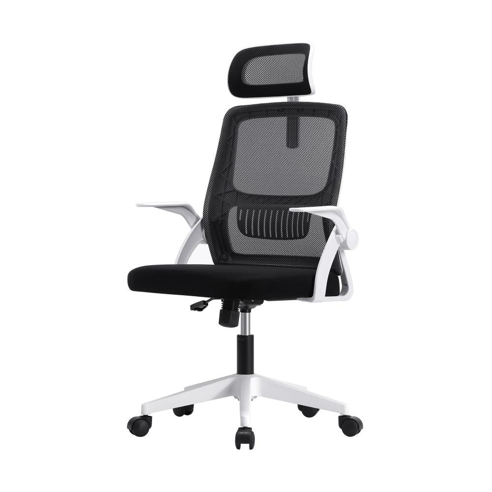 Oikiture Mesh Office Chair Executive Fabric Gaming Seat Racing Tilt Computer BKWH |PEROZ Australia