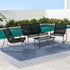Gardeon Outdoor Lounge Setting Garden Patio Furniture Textilene Sofa Table Chair-Furniture > Outdoor-PEROZ Accessories