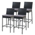 Gardeon Set of 4 Outdoor Bar Stools Dining Chairs Wicker Furniture-Furniture > Outdoor-PEROZ Accessories