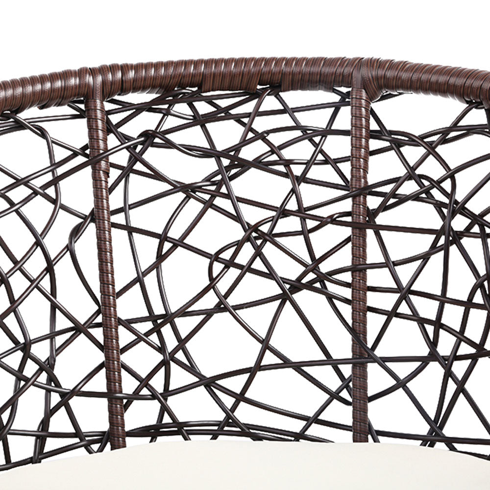 Gardeon Outdoor Patio Chair and Table - Brown-Furniture > Outdoor-PEROZ Accessories