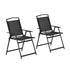 Gardeon Outdoor Chairs Portable Folding Camping Chair Steel Patio Furniture-Furniture > Outdoor-PEROZ Accessories