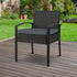 Gardeon Outdoor Furniture Bistro Wicker Chair Black-Furniture > Outdoor-PEROZ Accessories
