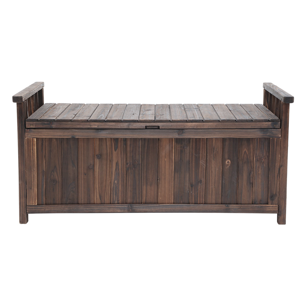 Gardeon Outdoor Storage Box Wooden Garden Bench Chest Toy Tool Sheds Furniture-Furniture > Outdoor-PEROZ Accessories