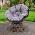 Gardeon Outdoor Papasan Chairs Lounge Setting Patio Furniture Wicker Brown-Furniture > Bar Stools & Chairs-PEROZ Accessories