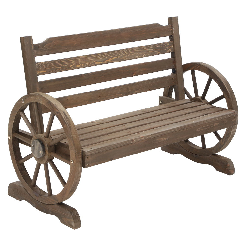 Gardeon Park Bench Wooden Wagon Chair Outdoor Garden Backyard Lounge Furniture-Furniture > Outdoor-PEROZ Accessories
