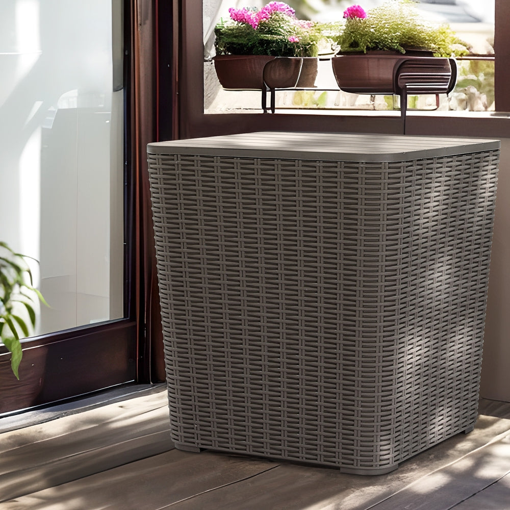 Gardeon Outdoor Storage Box 43L Container Side Table Garden Bench Tool Sheds-Home & Garden > Storage-PEROZ Accessories