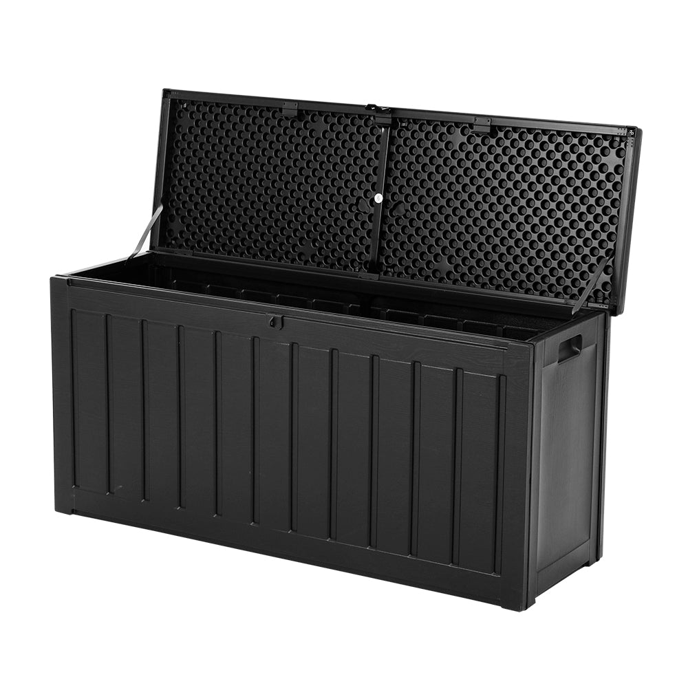 Gardeon 240L Outdoor Storage Box Lockable Bench Seat Garden Deck Toy Tool Sheds-Home &amp; Garden &gt; Storage-PEROZ Accessories
