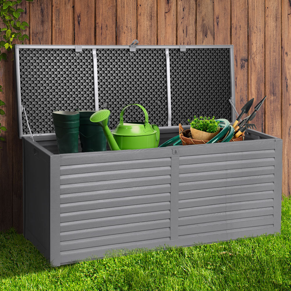 Gardeon Outdoor Storage Box 490L Bench Seat Indoor Garden Toy Tool Sheds Chest-Home &amp; Garden &gt; Storage-PEROZ Accessories