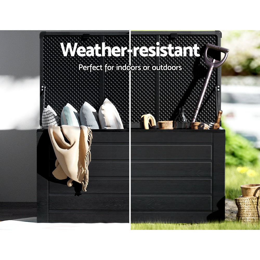 Gardeon Outdoor Storage Box 680L Sheds Container Indoor Garden Bench Tool Chest-Home & Garden > Storage-PEROZ Accessories