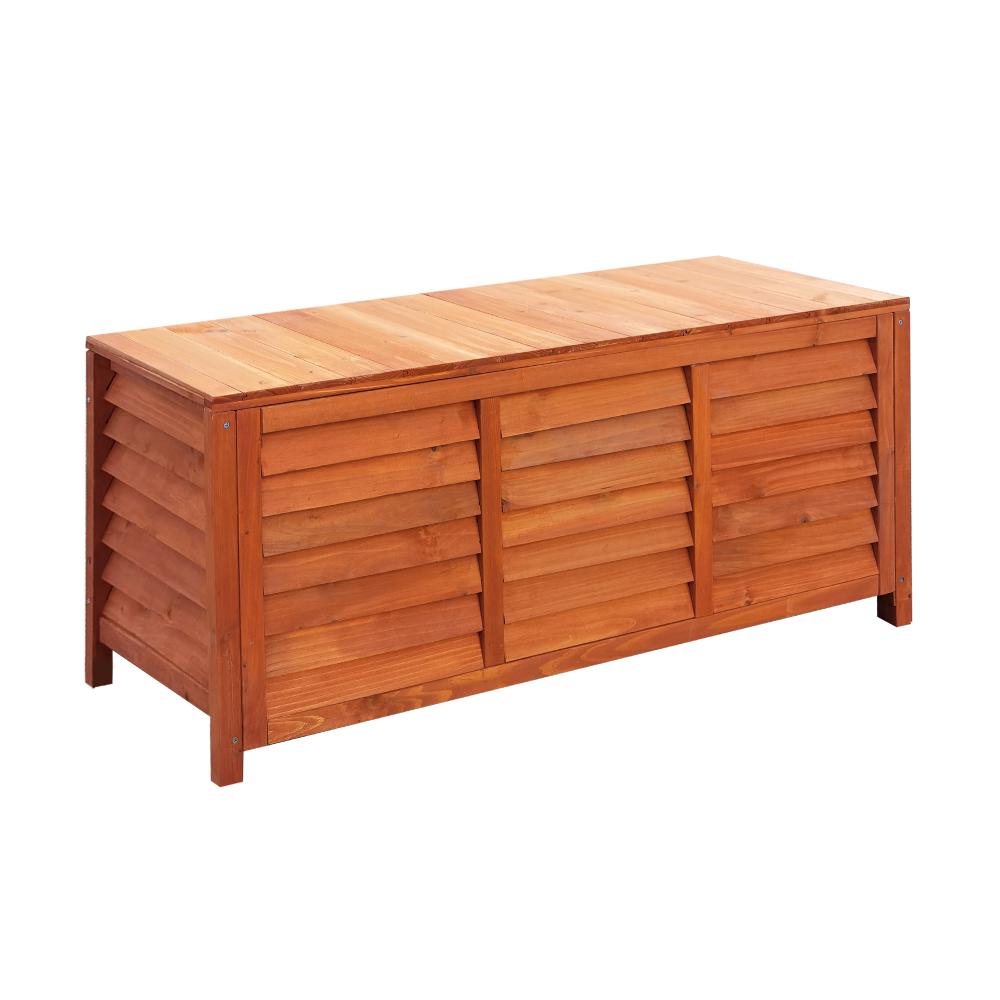 Livsip Outdoor Storage Box Garden Bench Wooden Chest Toy Tool Chair Furniture-Outdoor Storage Box-PEROZ Accessories