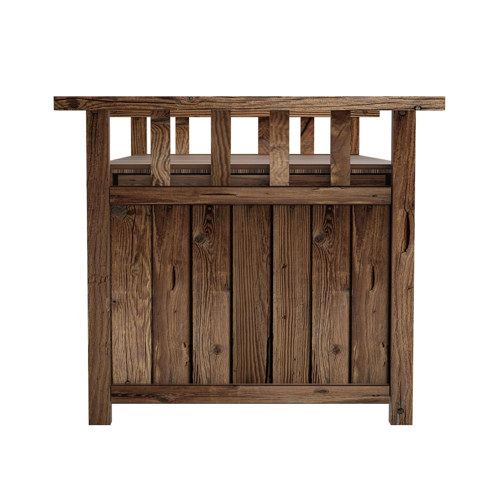 Livsip Outdoor Storage Box Wooden Garden Bench Chest Toy Tool Sheds Furniture-Outdoor Bench-PEROZ Accessories