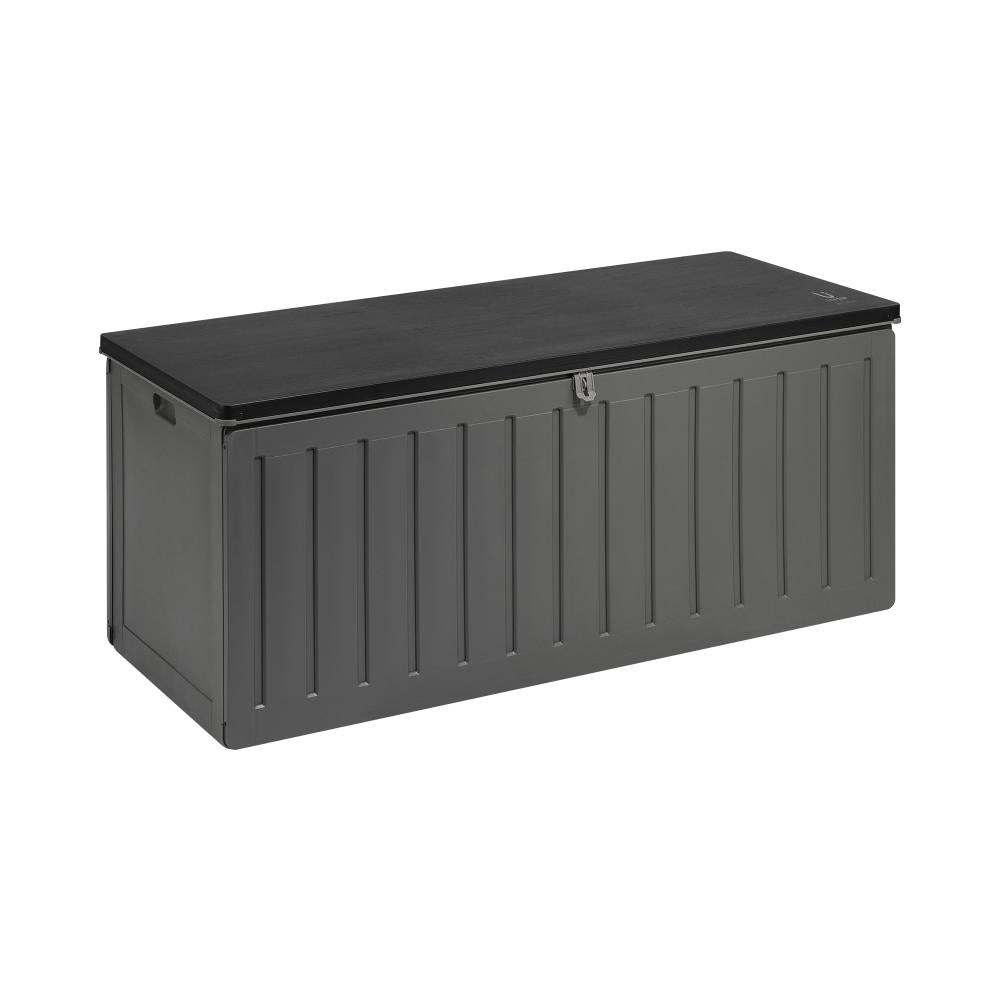 Livsip Outdoor Storage Box Bench 490L Cabinet Container Garden Deck Tool Grey | PEROZ Australia