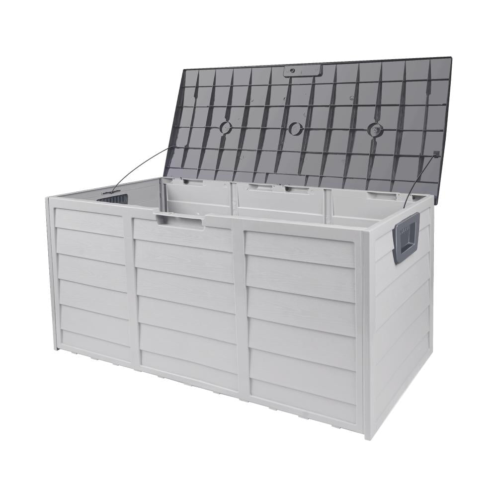 Livsip 290L Outdoor Storage Box Cabinet Container Garden Shed Deck Tool Lockable-Outdoor Storage Box-PEROZ Accessories