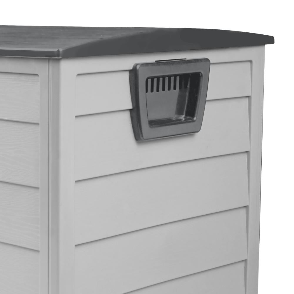 Livsip 290L Outdoor Storage Box Cabinet Container Garden Shed Deck Tool Lockable-Outdoor Storage Box-PEROZ Accessories
