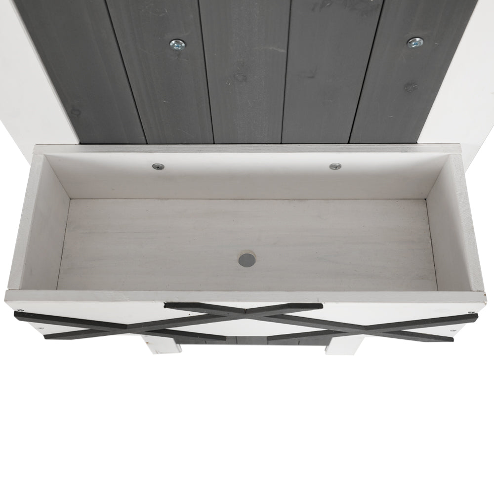 Gardeon Outdoor Storage Cabinet Shed Box Wooden Shelf Chest Garden Furniture-Home &amp; Garden &gt; Storage-PEROZ Accessories