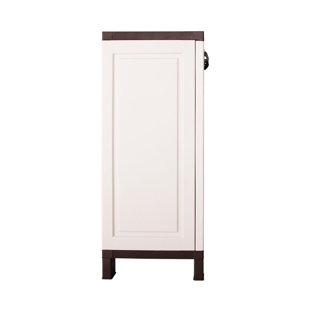 Livsip Garden Shed Outdoor Storage Cabinet with Adjustable Shelf and Lockable Door Beige-Outdoor Storage Cabinet-PEROZ Accessories